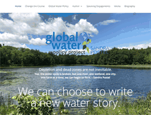 Tablet Screenshot of globalwaterpolicy.org